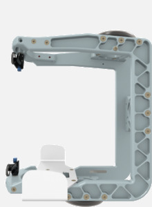 Hillaero WAPROPAQ FAA certified mountable bracket for Air Ambulance Airmed Helicopter or Fixed Wing Aircraft SIDE
